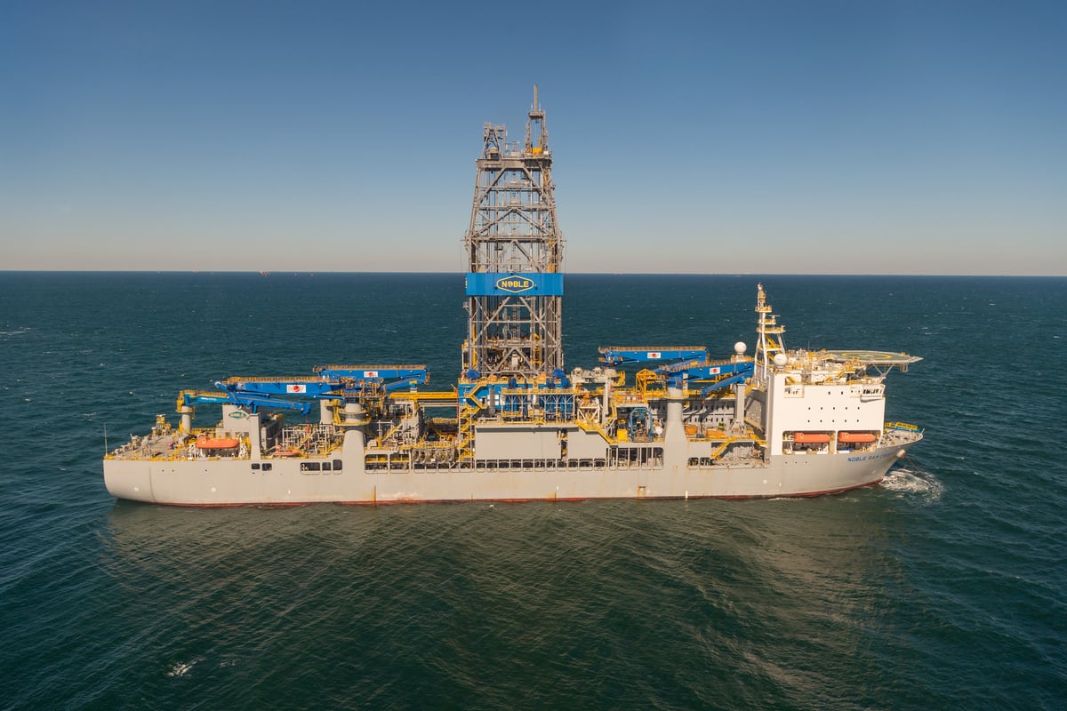 Noble Sam Croft drillship; Source: Noble Corporation