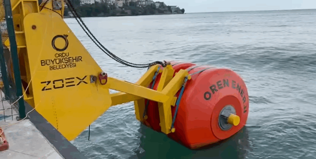 Zoex Power's wave energy device. Source: Zoex Power