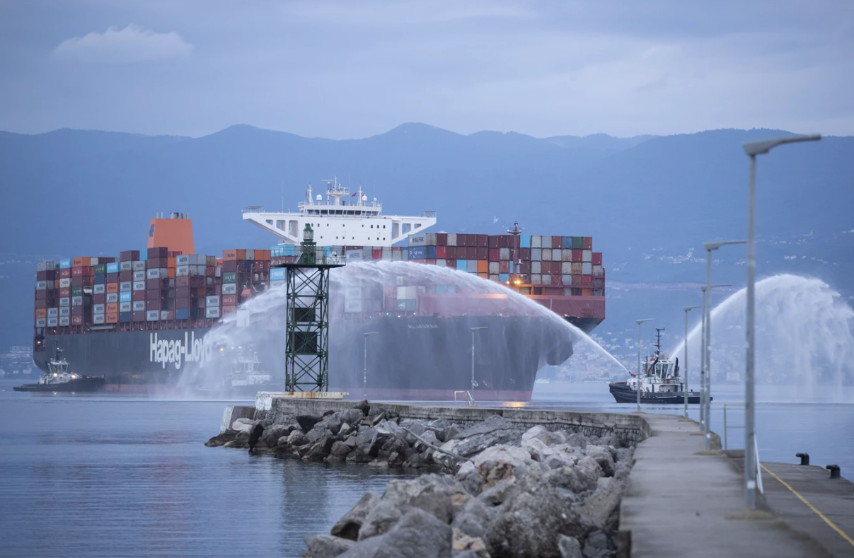 First commercial ship berths at Rijeka Gateway, marking operational kickoff