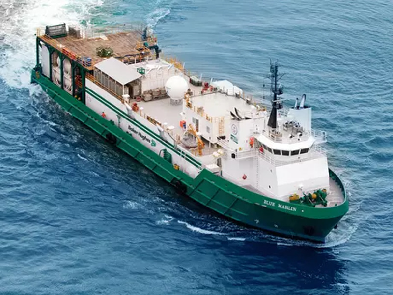 Blue Marlin stimulation vessel; Source: Baker Hughes