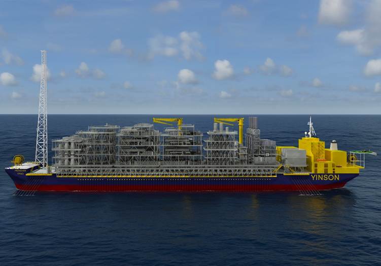 Meridian purpose-built FPSO hull design; Courtesy of Yinson Production