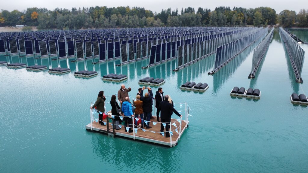 Germany launches ‘world’s first’ vertical floating solar power plant