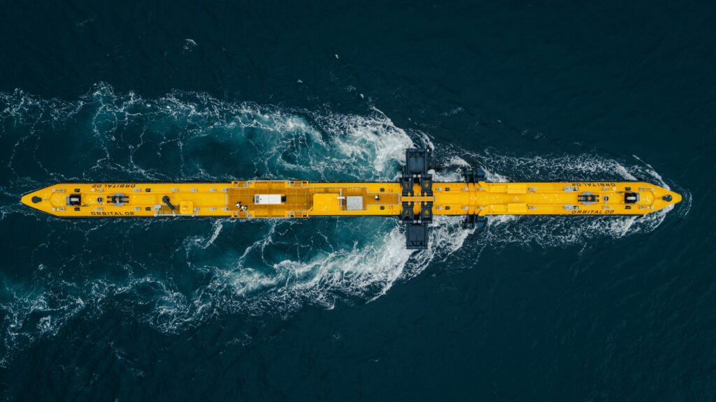 Orbital Marine Power’s O2 2-megawatt tidal stream turbine